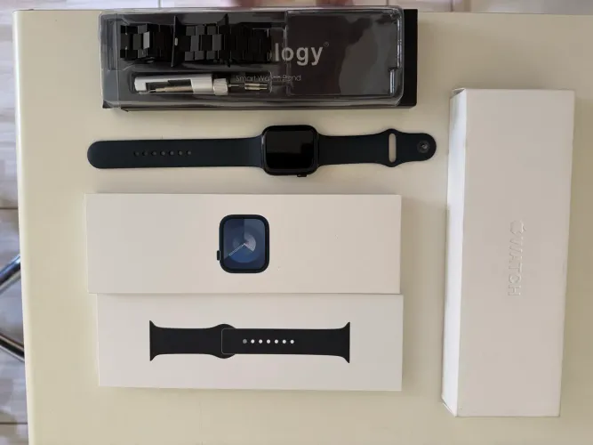 Vendo Ou Troco por Celular ou Iphone Apple Watch Séries 9 45MM Gps e Cell para chip digita