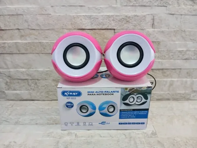 Caixa de Som Pc Computado Gamer Notebook Usb P2