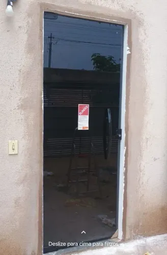 Porta de Vidro Temperado para banheiro - Nova