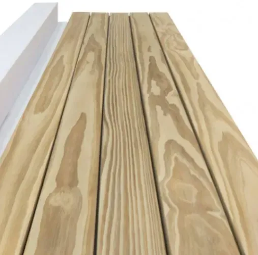 Deck 2cm x 9cm x 3,00 mts pinus autoclave sem nó *Valor á vista por m2 