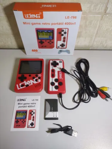 Mini Game Retro Portátil 400 em 1 - LE-786