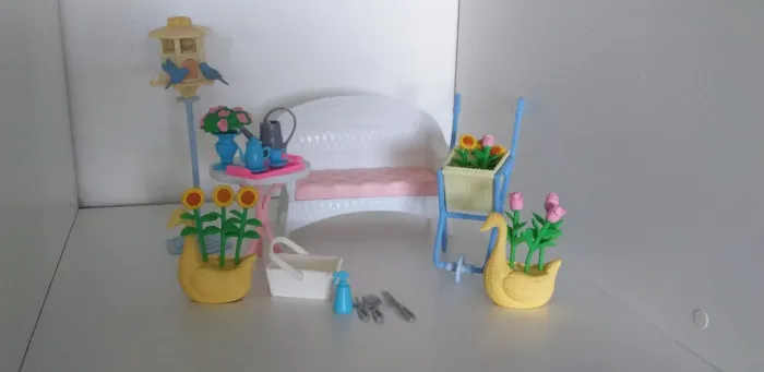Barbie playset jardim completo mattel
