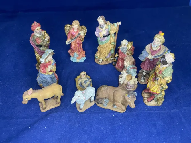 Conjunto Presépio Natal de Resina