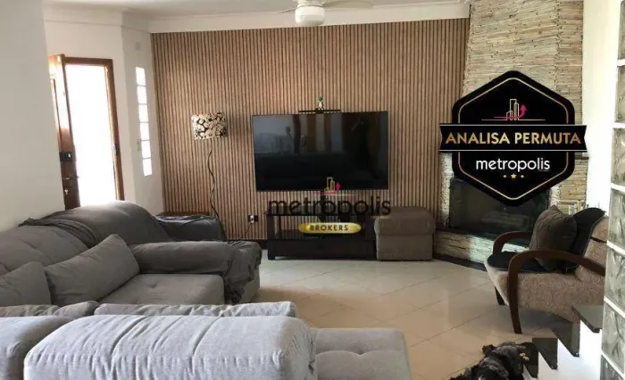 Sobrado com 3 dormitórios à venda, 201 m² por R$ 958.000,00 - Parque das Nações - Santo An
