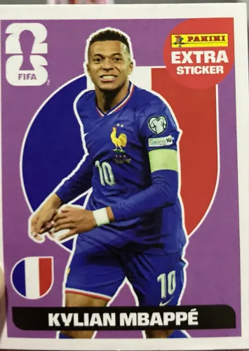Figurinha Legend Mbappé Roxa Copa do Mundo 2026 Extra