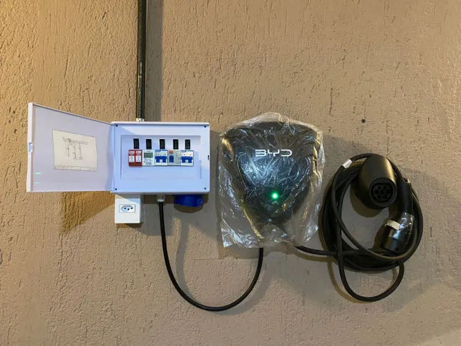 Instalação de Carregador De Carro Elétrico, Wallbox