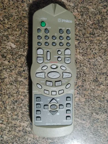 Controle remoto para Videocassetes PHILCO