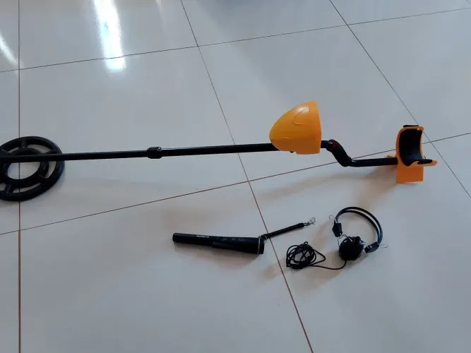 Detector de matais profissional profundidade 1.5m LCD D' agua
