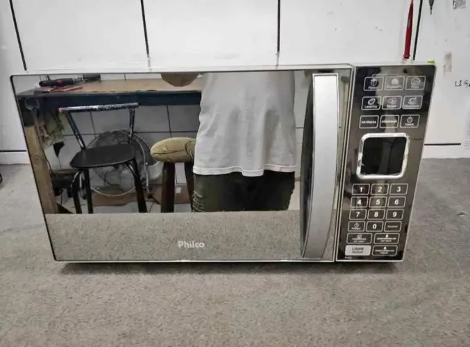Microondas Philco,espelhado funcionando perfeitamente