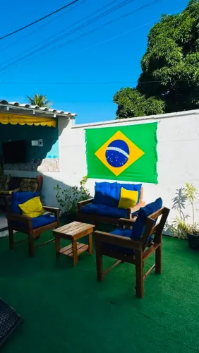 Conjunto de Madeira novo