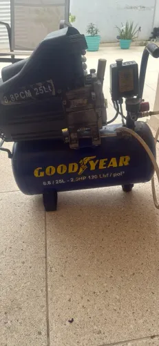 Compressor de ar 25l, 2,5hp, 120psi Goodyear
