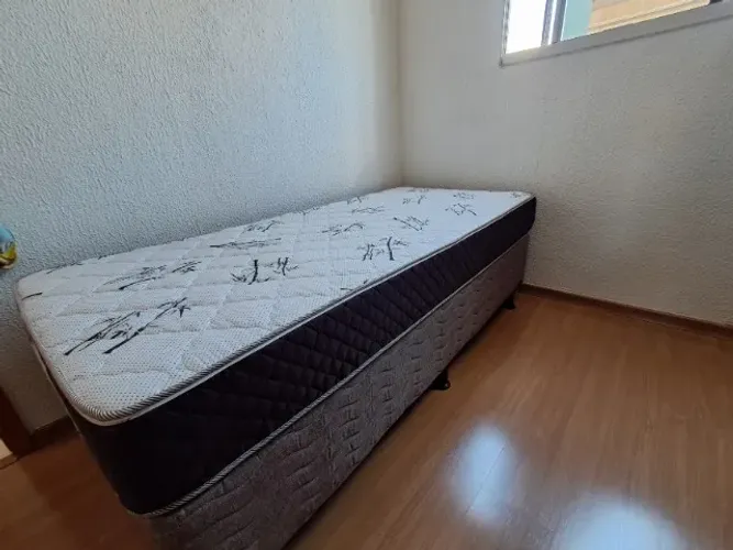 Cama box + colchão solteiro 