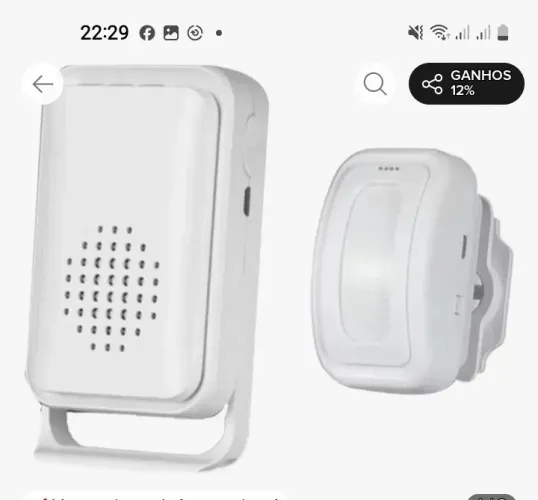 Sensor de movimento.