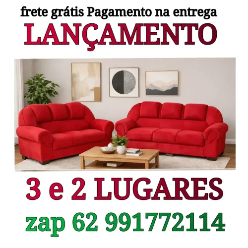 PROMOÇÃO SOFÁ 3 e 2 LUGARES LANÇAMENTO