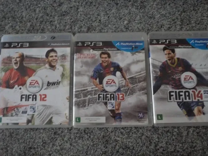 Kit 3 Jogos Fifa Soccer para PS3