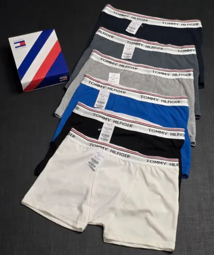 Kit cuecas Tommy masculina 100% algodão 