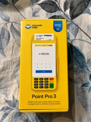 Maquininha Mercado Pago Point Pro 3 Lacrada/Nunca Usada - R$ 55