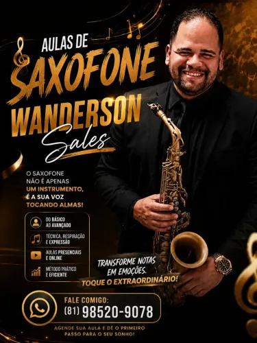 Aulas de saxofone 