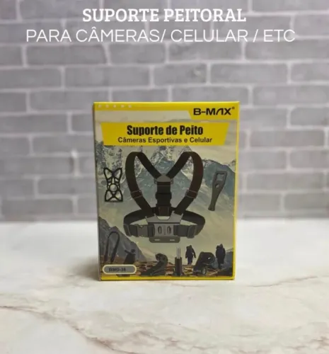 Suporte Peitoral Colete Ajustável Para Celular e Câmera