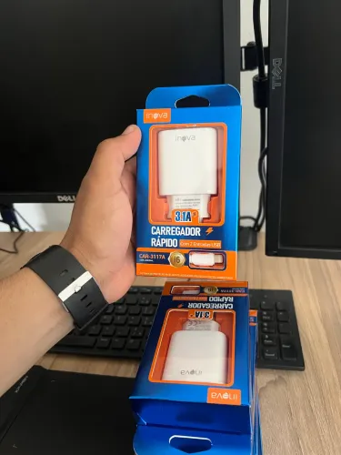 Carregador Inova Original 2 USB para iPhone - Novo