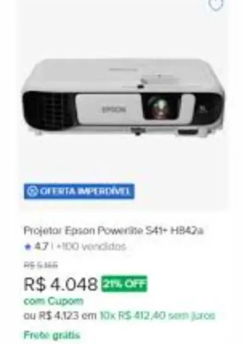 projetor Epson x41