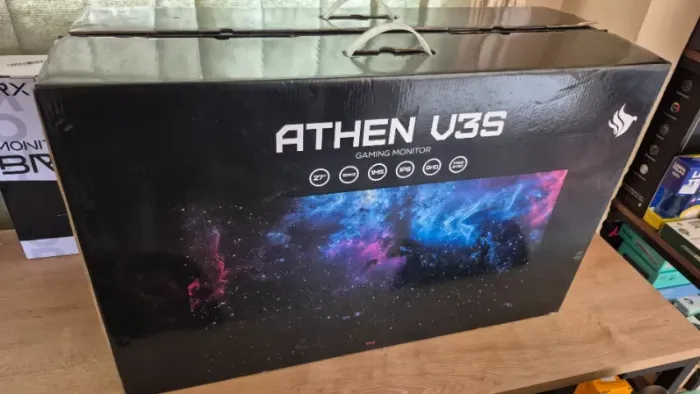 Monitor 27, QHD, IPS, 165hz, 1ms, Pichau Athen, novo, lacrado, com garantia!