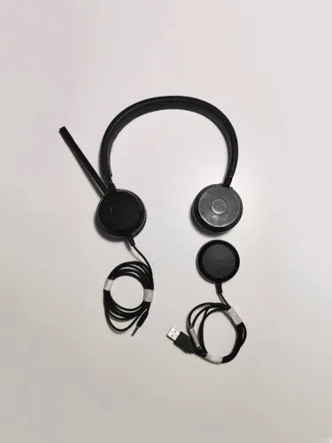 headset profissional jabra evolve 30 ii stereo - usb e p2 3.5mm - leia a descrição