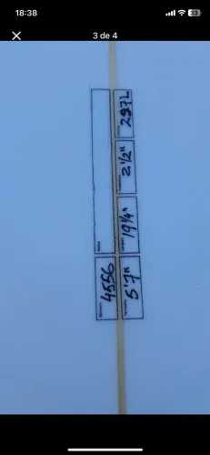 PRANCHA EPOXI 5?7 ZERADA