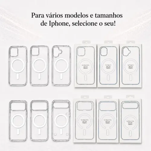 Lote de Capinhas de Celulares Magsafe
