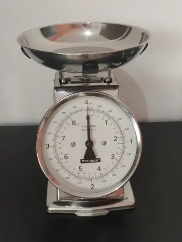 Balança de Cozinha Vintage Inox