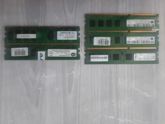 Memórias usadas