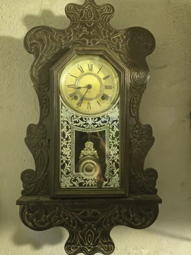 Relogio Capelinha Ansonia 1900 a Corda
