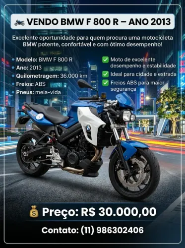 BMW F800R ANO 2013