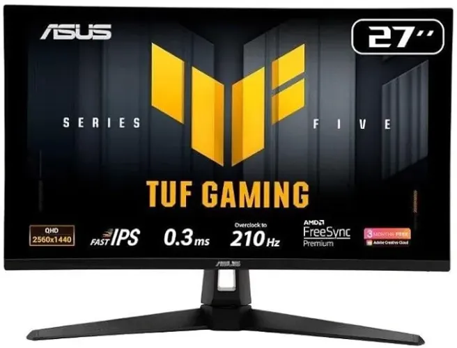 Monitor Gamer ASUS TUF 27", QHD, 210Hz, 0.3ms, IPS