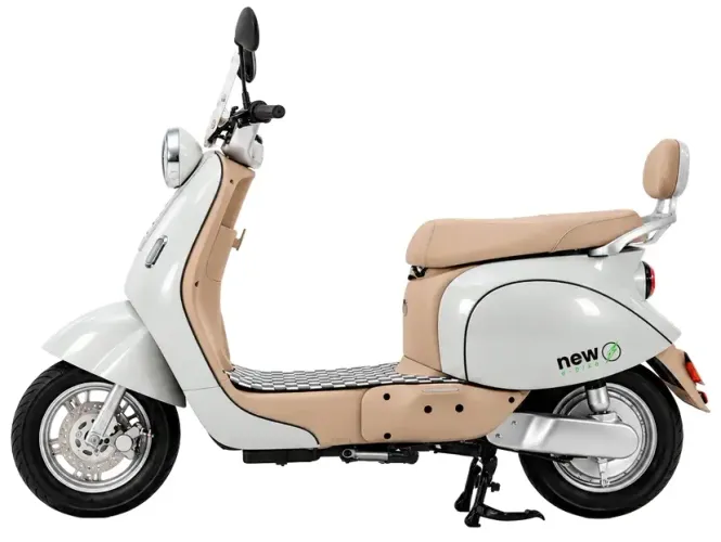 SCOOTER ELETRICA CAPPUCCINO 1000W ROSA/BEGE 