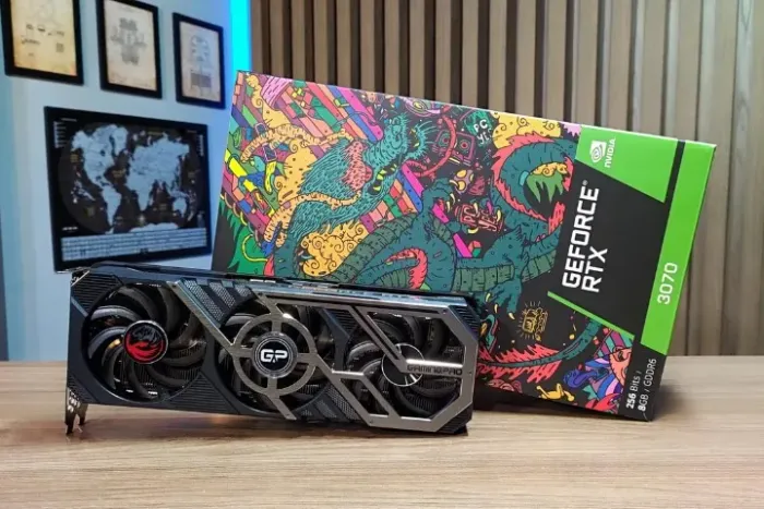 Placa de vídeo PCYes RTX 3070 Grafitti Gaming PRO 8GB GDDR6 (Entrega GRÁTIS)