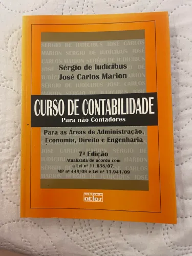 Livro Curso de Contabilidade Para não contadores 7 edição 