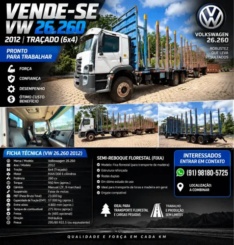 Caminhão 26.260 traçado