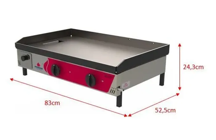 Chapa Bifeteira InduChspa industrial a Gás 80cm Inox PR-800G - Progás USADO APENAS 1 VEZ