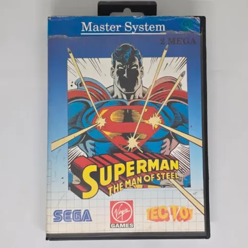 Jogo SuperMan The Man of Steel para Master System (Fotos Reais)