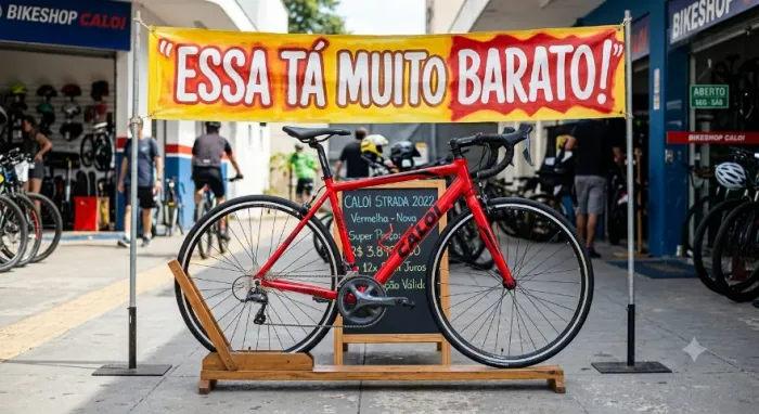 Bicicleta Speed Caloi Strada 51(P) - Bem conservada com varios acessorios!