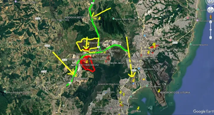 Área de 100 mil m2 no Contorno da Serra - Serra - ES