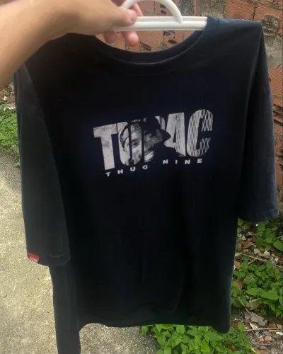 Camisa Thung Nine - Tupac 2p (Descrição)
