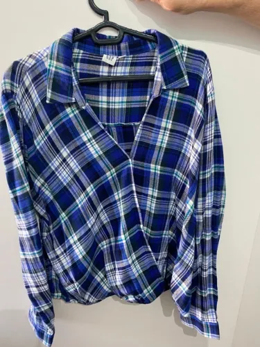 Camisa De Flanela  Xadrez Gap. Feminina. Tamanho G