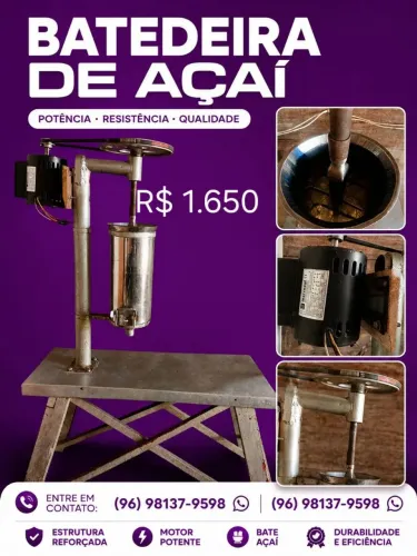 Batedeira de açaí