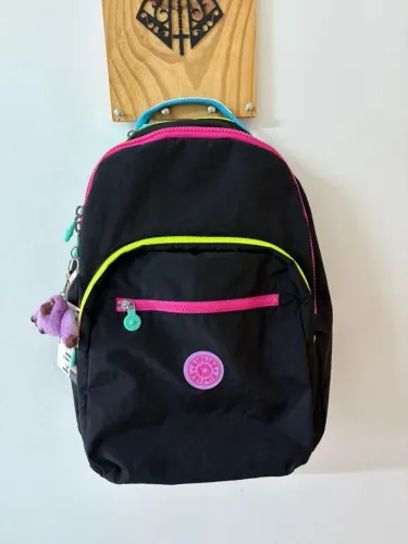 Mochila grande Kipling Seoul rainbow original