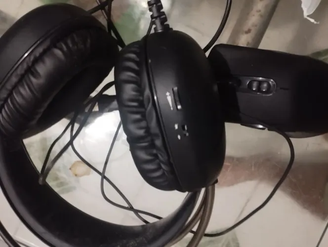 Headset gamer e mouse gamer novos