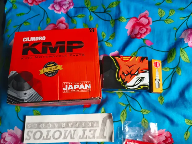 KIT CILINDRADA NO DETALHE 190cc KMP CG 160 GASOLINA COM COMANDO VIGARISTA NÍVEL 2