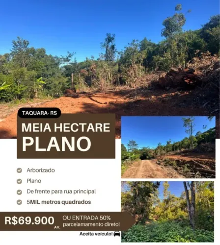 BARBADA IMPERDÍVEL EM TAQUARA - SÍTIO MEIO HECTARE NA PARADA 111 APENAS 30.000 DE ENTRADA