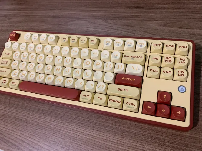 Teclado Mecânico TKL Ajazz AK870 Sem Fio RGB